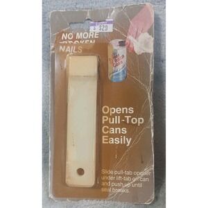 Vtg Wecolite Pull Tab Can Opener Lifter Save Nails Pull Top Lift Tab 80s READ